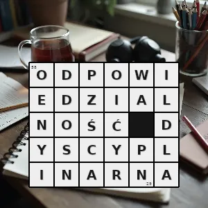 Hasło krzyżówkowe odpowiedzialność oparta na zasadzie winy za postępowanie uchybiające obowiązkom pracownika wobec pracodawcy lub sprzeczne z zasadami etyki i godności zawodowej - odpowiedzialność dyscyplinarna – rozwiązanie, synonimy, podpowiedzi i definicje krzyżówkowe